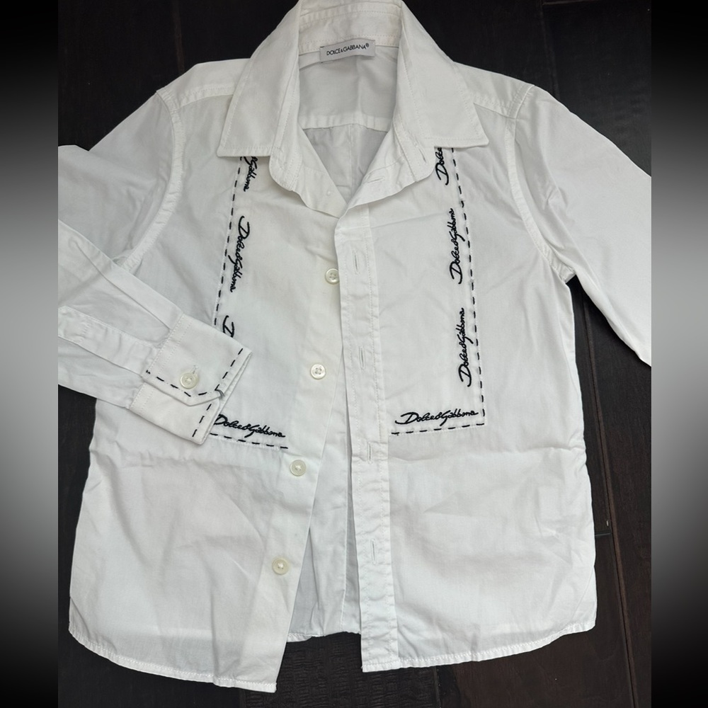 Kids dolce and gabanna dress shirt